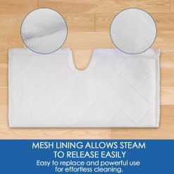 Shark Steam Mop Replacement Pads S3500 Series 12 V1259 DP01 E 404 04