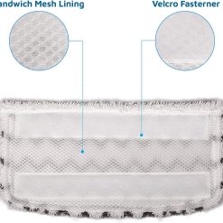 Microfibre mop pads for Shark Steam Mop S1000, S1001C, S2001 (4-pack) 8 V1259 DP01 E 418 02