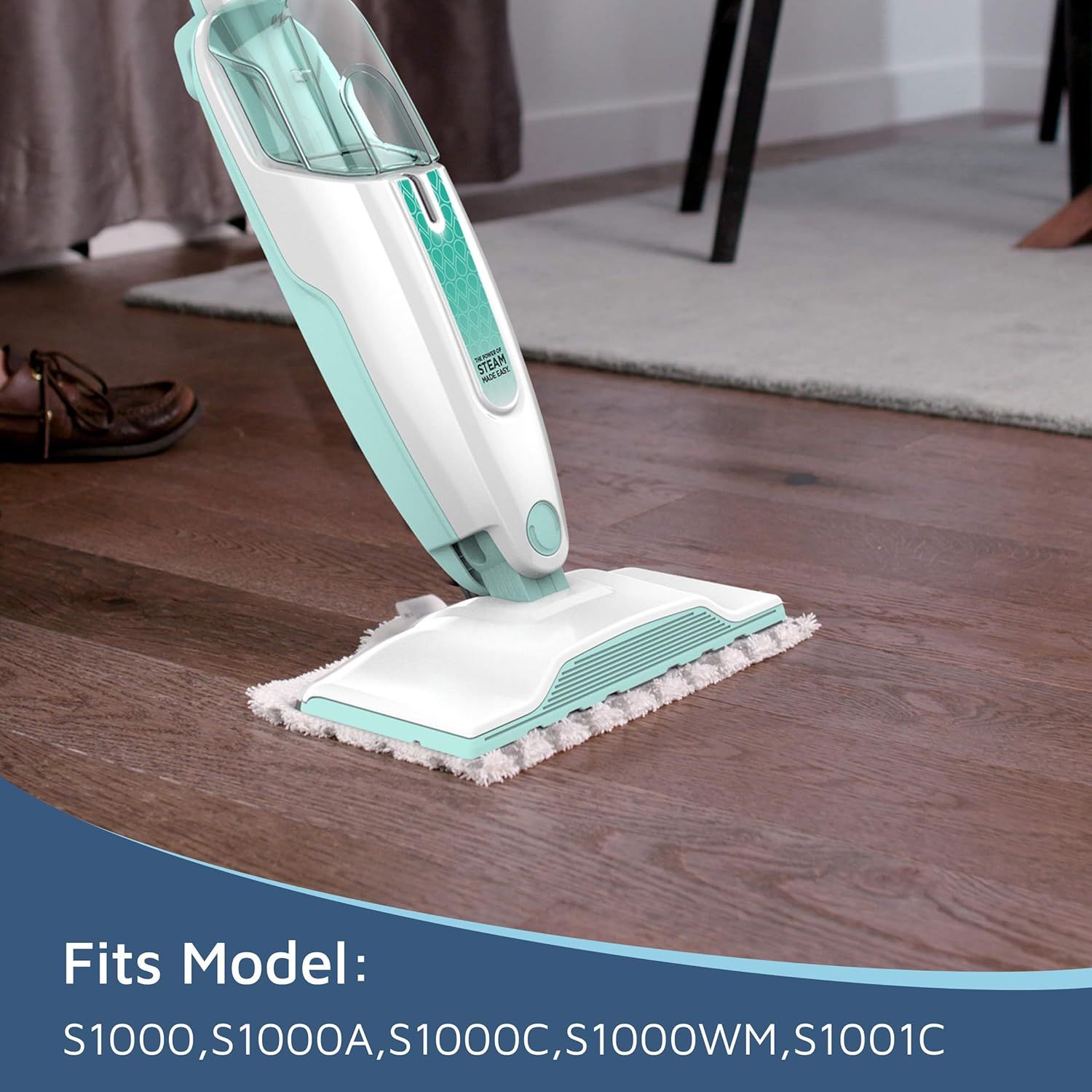 Microfibre mop pads for Shark Steam Mop S1000, S1001C, S2001 (4-pack) 4 Microfibre mop pads for Shark Steam Mop S1000, S1001C, S2001 (4-pack) - Image 4