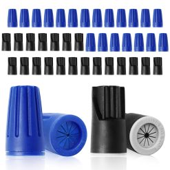 Waterproof Wire Electrical Connectors 40 Pcs Black Blue