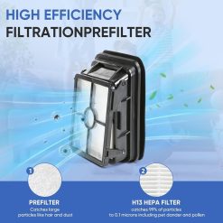 4 Pack Replacement Filters for Bissell Crosswave 1866 11 V1259 DP01 E 612 04