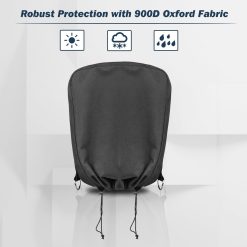Alternative view of RV Electric Tongue Jack Cover- 900D Oxford Fabric Waterproof Protective- Travel Trailer Accessories for Outside Protection