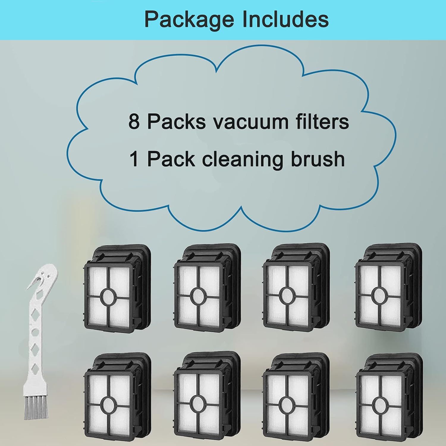 Bissell Crosswave 1866 Replacement Filters 8 Pack 6 Bissell Crosswave 1866 Replacement Filters 8 Pack - Image 6