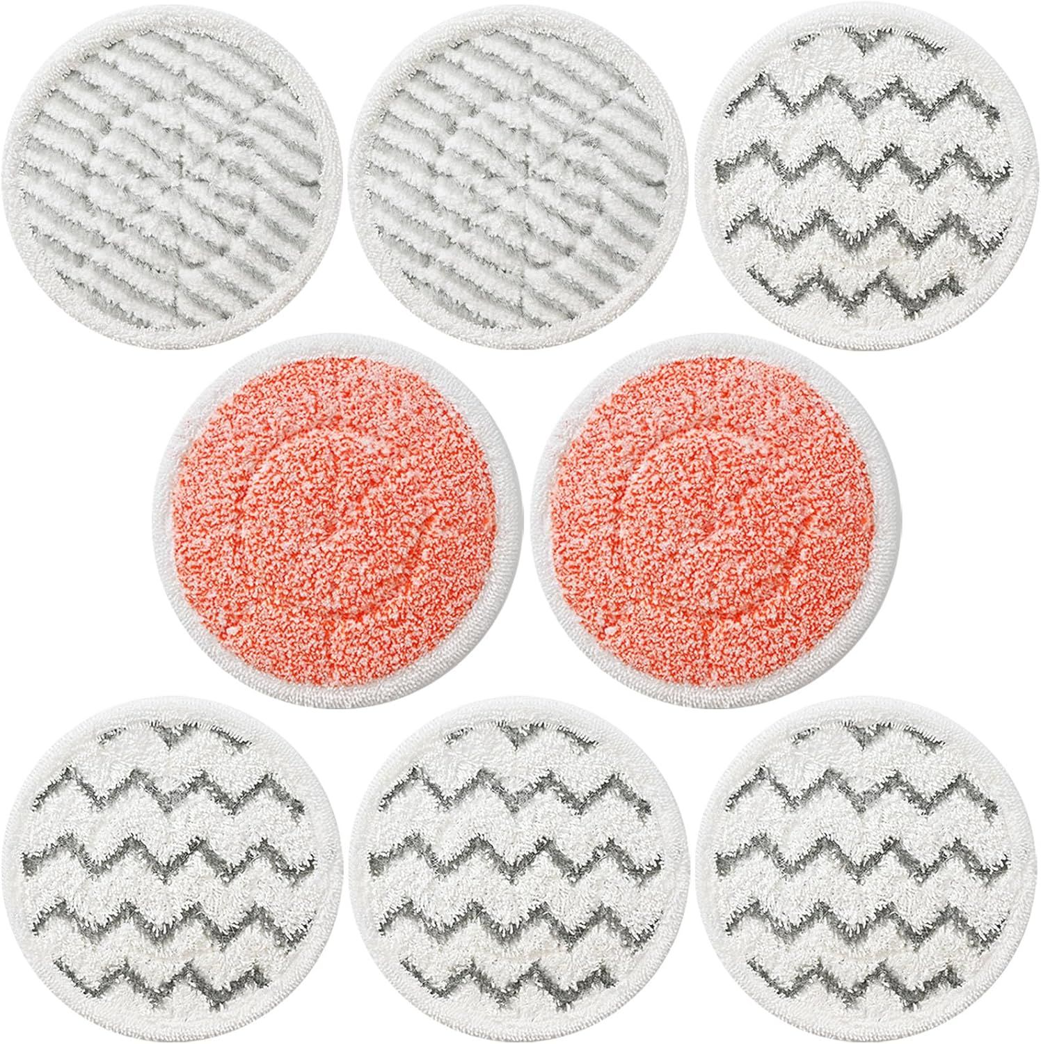 8 Pack Rotating Mop Pads for Bissell 3897A SmartSteam 1 8 Pack Rotating Mop Pads for Bissell 3897A SmartSteam