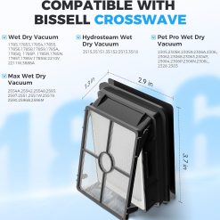 Alternative view of 1866 HEPA Filter 6 Pack for Bissell Crosswave