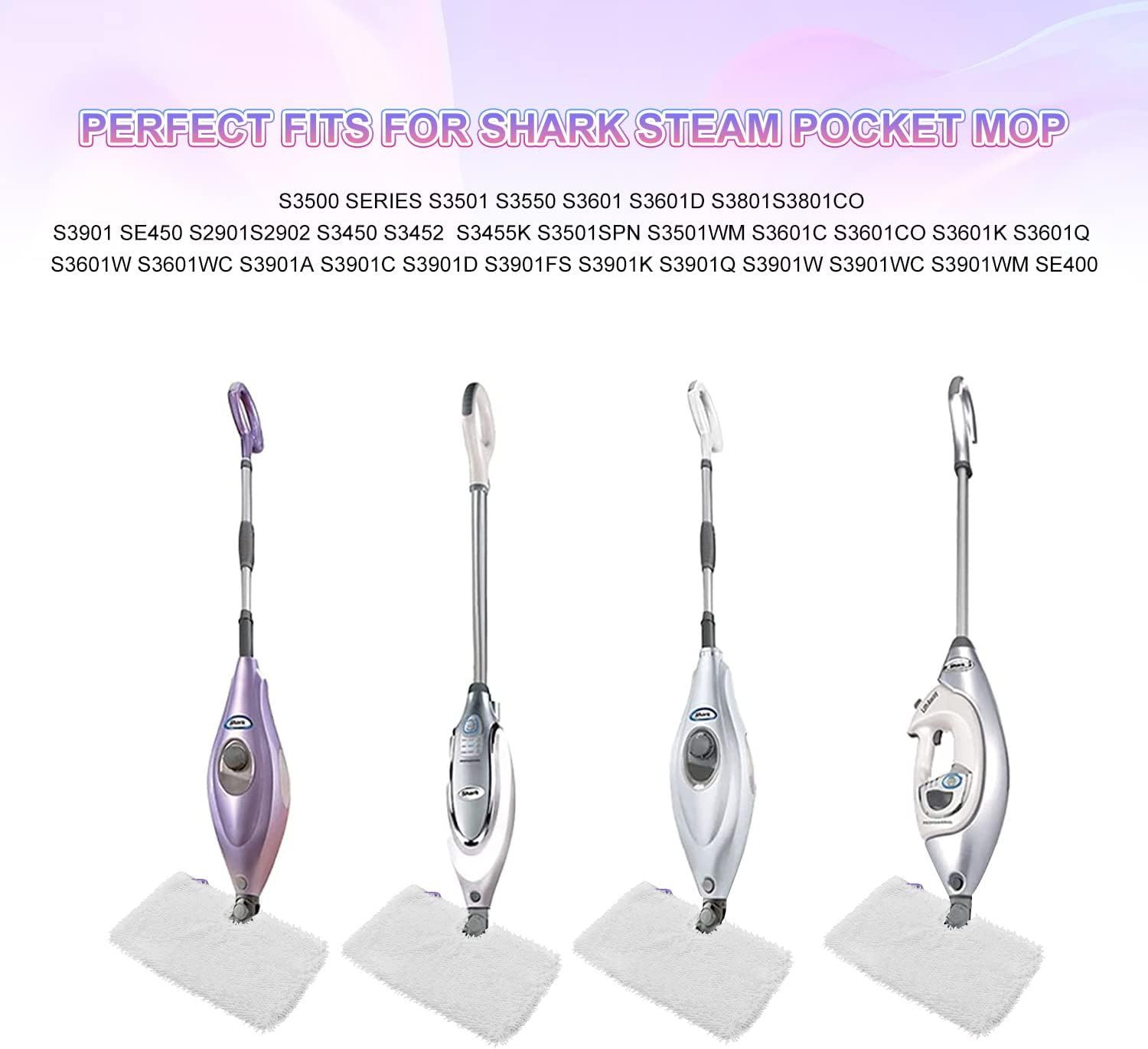 Shark Steam Mop Replacement Pads 6-pack 3 Shark Steam Mop Replacement Pads 6-pack - Image 3