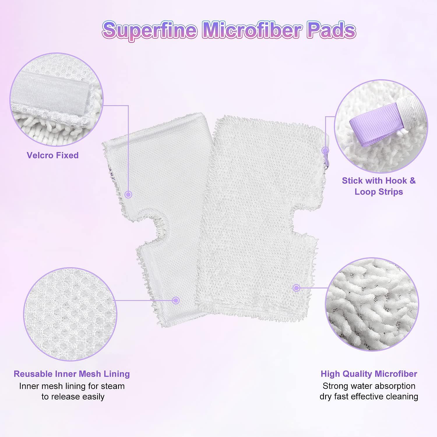 Shark Steam Mop Replacement Pads 6-pack 4 Shark Steam Mop Replacement Pads 6-pack - Image 4
