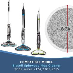 Alternative view of Replacement pads for Bissell Spinwave hard floor mop (pack of 6)
