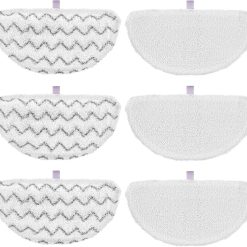 Bissell Steam Mop Pads 6 Pack Microfibre Compatible 1940 1806