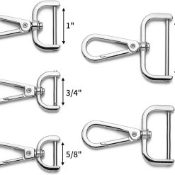 Alternative view of Detachable snap hook swivel clasp 4-pack, 5/8 inch