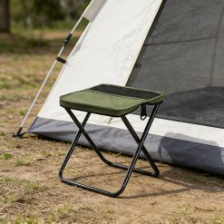 Alternative view of Outdoor Backpack Folding Stool, Pencil Case Stool, Portable Lightweight Camping Gear, Sports Folding Chair, Handbag Stool（Crossbody Bag Stool | Black）