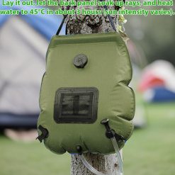 Solar shower bag 20L with shower head and hose 8 V1259 DP01 H 00044 02