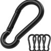 Stainless Steel Spring Snap Hook Carabiner 4-pack 304