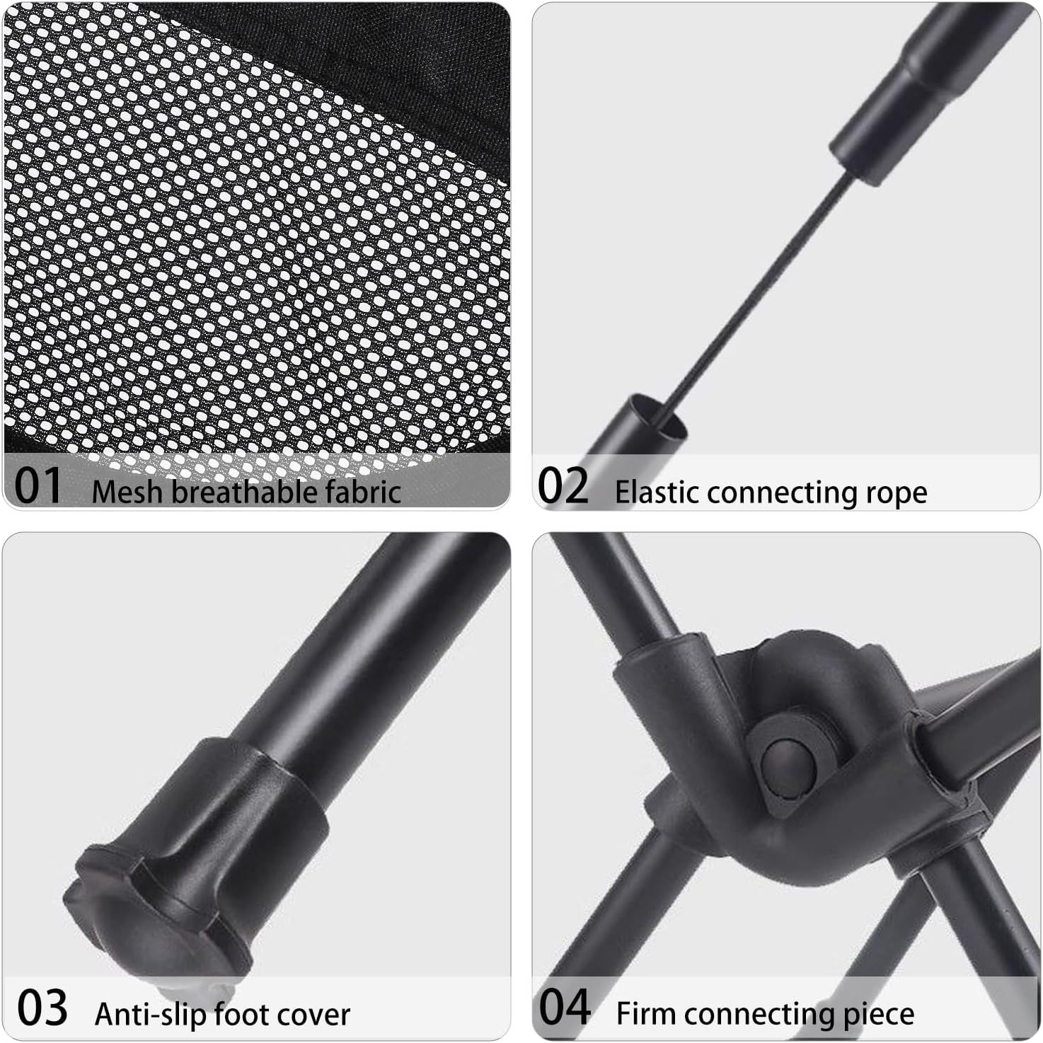 Portable Camping Chair Lightweight Foldable 4 Portable Camping Chair Lightweight Foldable - Image 4