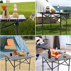 Portable Camping Table Aluminum Lightweight with Carry Bag 11 V1259 DP01 I 00019 05
