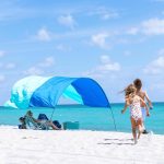 Wind-Powered Beach Tent Canopy UPF 50+ | 150 Sq. Ft