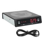 Black Coffee Scale 3kg Electronic Kitchen Scale with Timing
