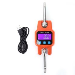 Digital Hanging Scale 300kg Rechargeable Mini Crane Hook