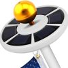 Solar flagpole light 26 LED white