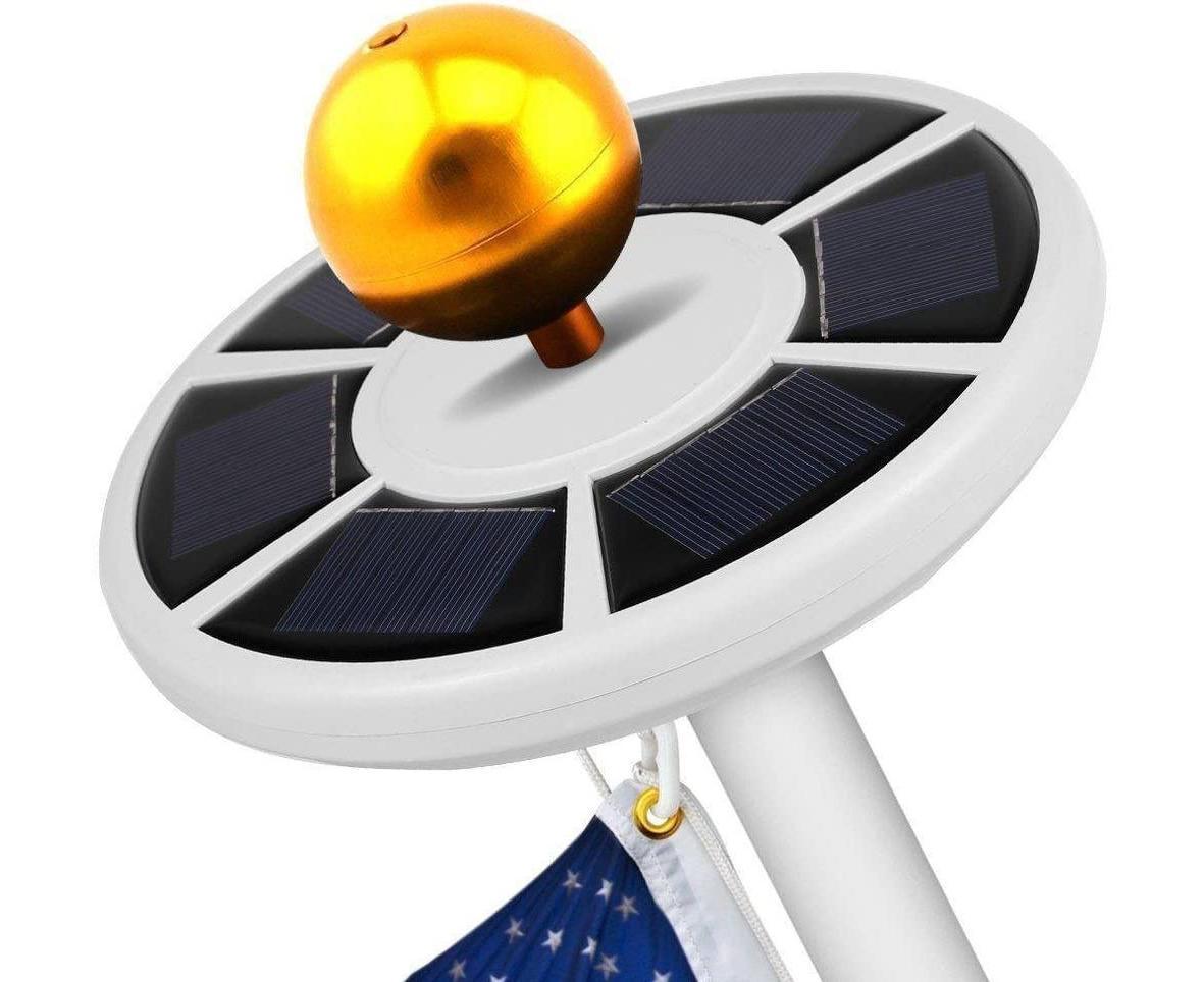 Flagpole Lights,Solar Flagpole Light-White Shell,Flagpole Lights,Solar Flag Pole Light Bright 26 Led Solar Powered Waterproof 1 Flagpole Lights,Solar Flagpole Light-White Shell,Flagpole Lights,Solar Flag Pole Light Bright 26 Led Solar Powered Waterproof