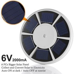 Flagpole Lights,Solar Flagpole Light-White Shell,Flagpole Lights,Solar Flag Pole Light Bright 26 Led Solar Powered Waterproof 8 V1263 JX 1693 202604141330 02