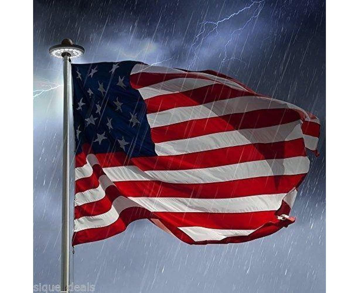Flagpole Lights,Solar Flagpole Light-White Shell,Flagpole Lights,Solar Flag Pole Light Bright 26 Led Solar Powered Waterproof 5 Flagpole Lights,Solar Flagpole Light-White Shell,Flagpole Lights,Solar Flag Pole Light Bright 26 Led Solar Powered Waterproof - Image 5