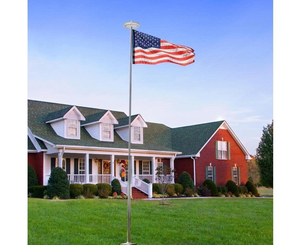 Flagpole Lights,Solar Flagpole Light-White Shell,Flagpole Lights,Solar Flag Pole Light Bright 26 Led Solar Powered Waterproof 6 Flagpole Lights,Solar Flagpole Light-White Shell,Flagpole Lights,Solar Flag Pole Light Bright 26 Led Solar Powered Waterproof - Image 6