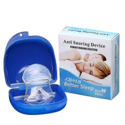 Anti-snoring silicone tongue device