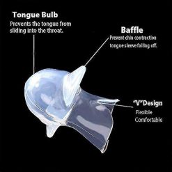 Alternative view of Anti-snoring silicone tongue device