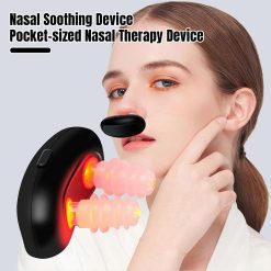 Alternative view of Red light nasal therapy device, rechargeable