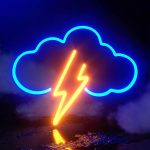 Neon Cloud Sign Acrylic Battery or USB Powered