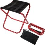 Camping folding stool with carry bag