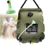 Solar shower bag 20L with temperature gauge