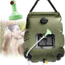 Camping Solar Shower Bag, Solar Shower Bag, Solar Camping Shower, Camping Shower Bag, Foldable Shower Bag, Switchable Shower Head for Hiking, Camping