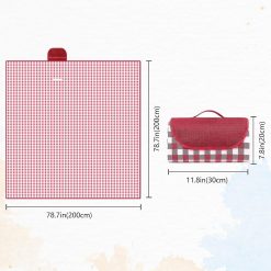 Alternative view of Picnic blanket waterproof picnic beach carpet pattern