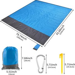 Alternative view of Picnic blanket waterproof picnic beach carpet pattern