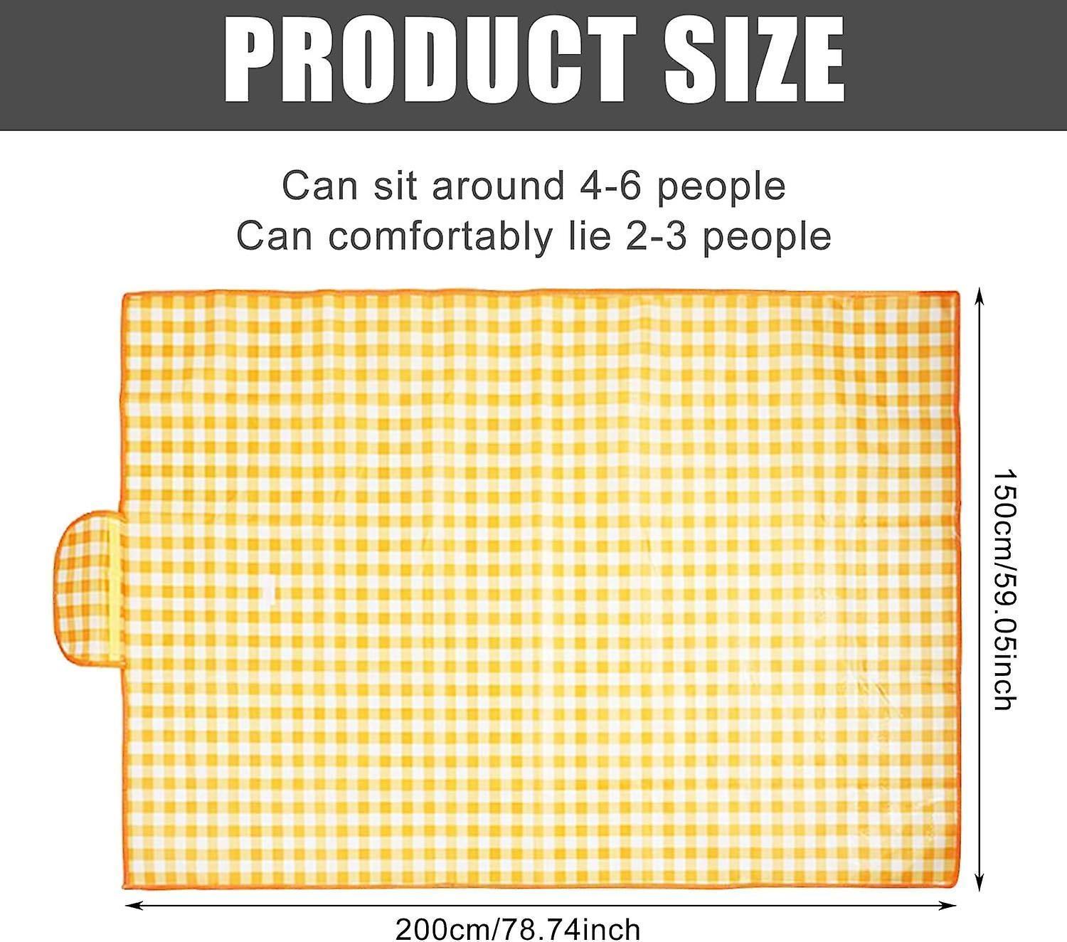 Picnic blanket waterproof picnic beach carpet pattern 2 Picnic blanket waterproof picnic beach carpet pattern - Image 2