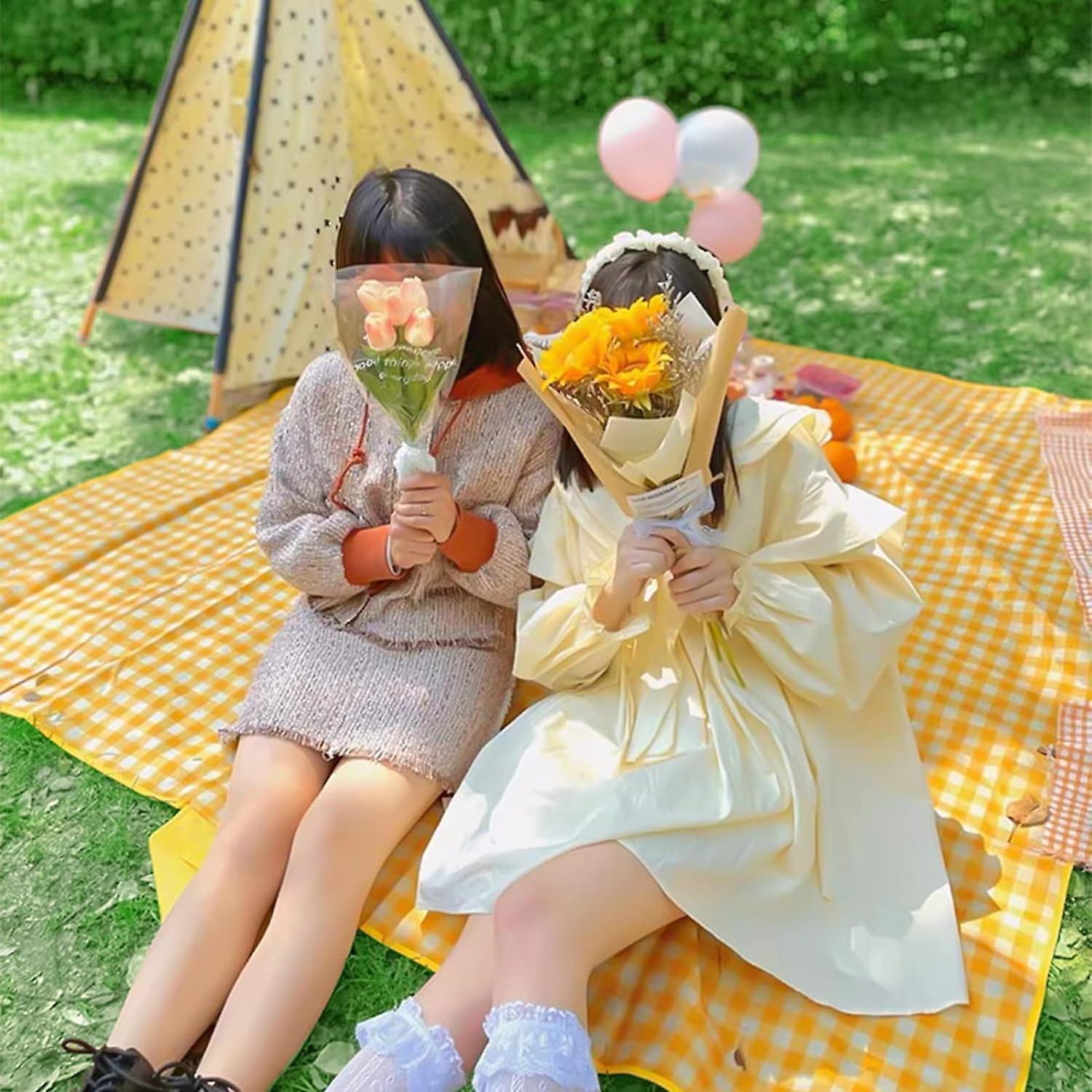 Picnic blanket waterproof picnic beach carpet pattern 3 Picnic blanket waterproof picnic beach carpet pattern - Image 3