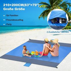 Alternative view of Picnic blanket waterproof picnic beach carpet pattern