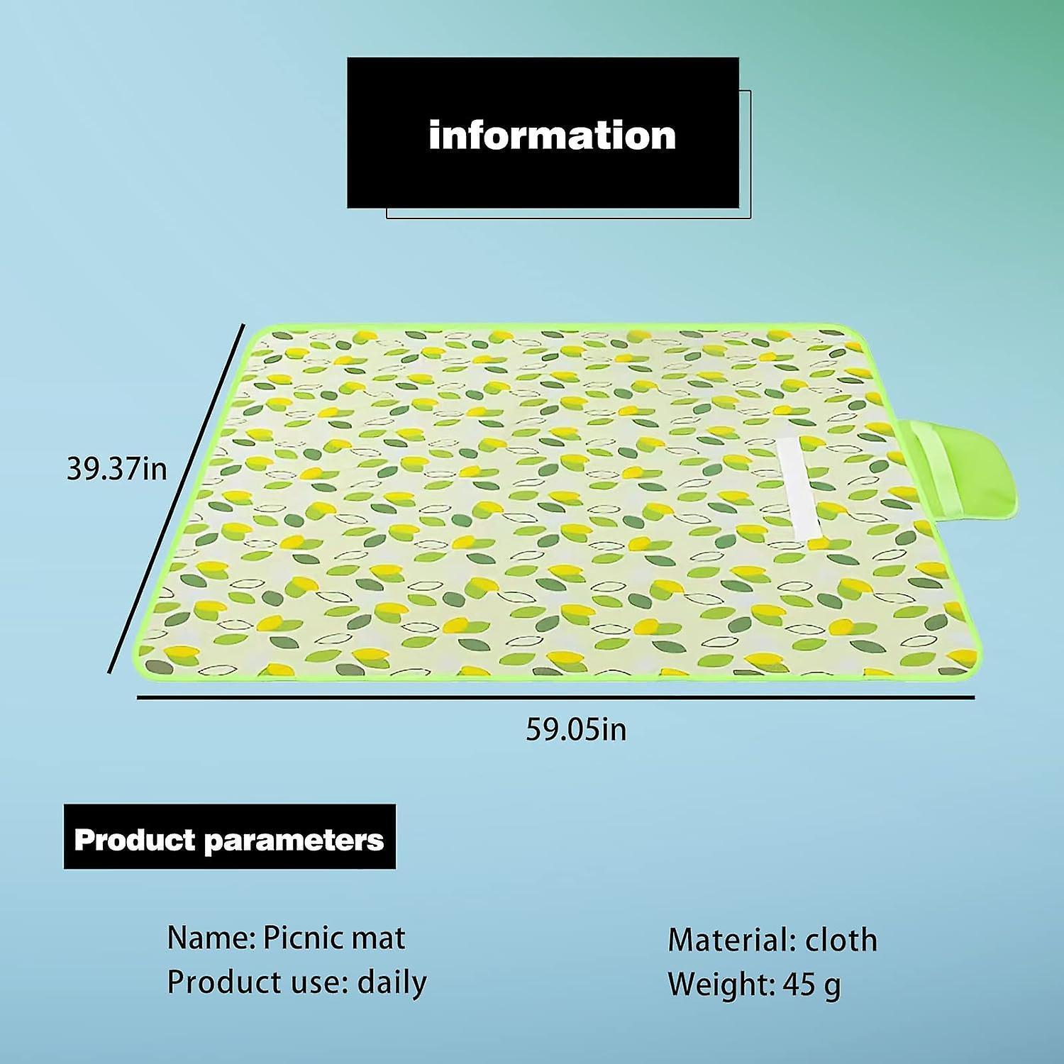 Picnic blanket waterproof picnic beach carpet pattern 2 Picnic blanket waterproof picnic beach carpet pattern - Image 2