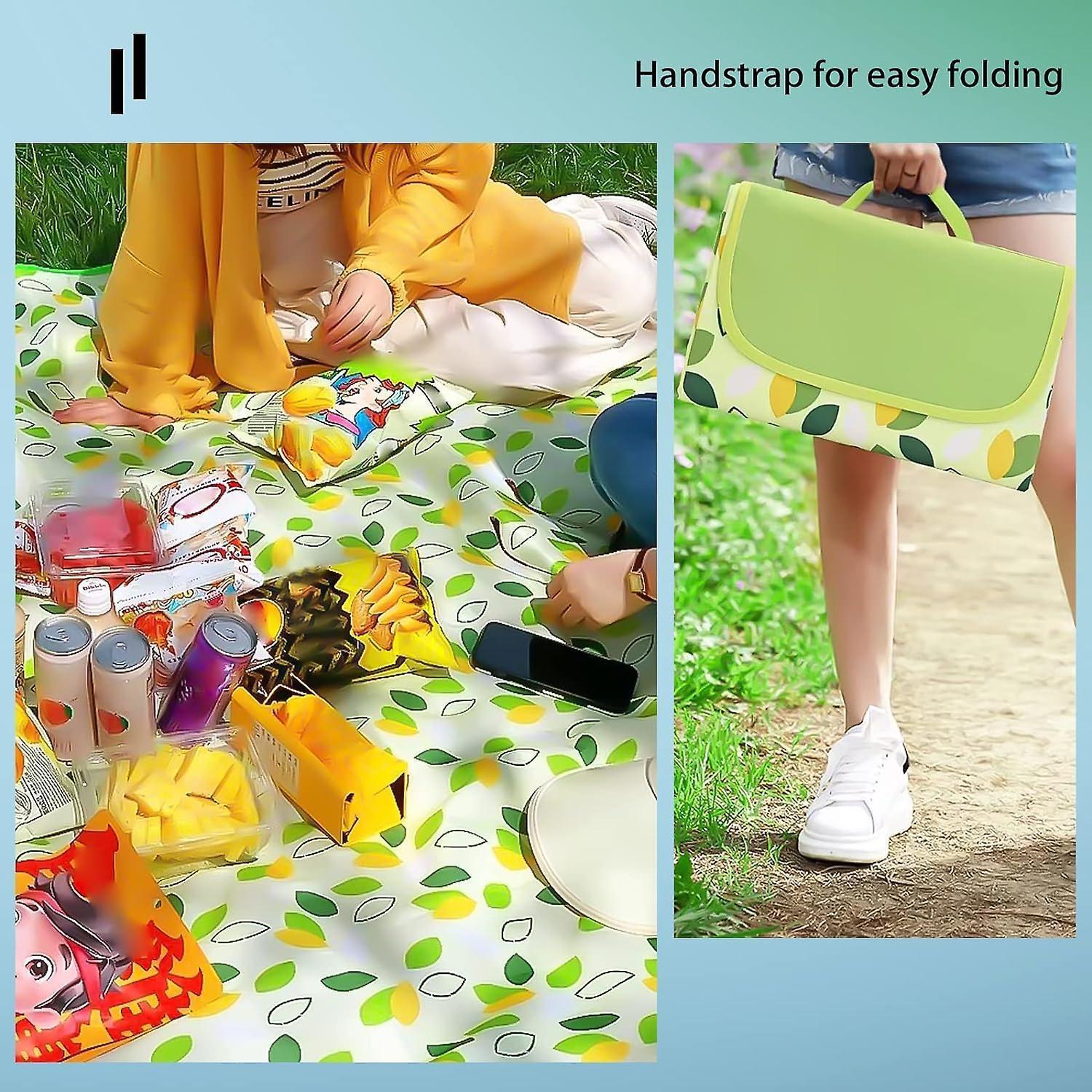 Picnic blanket waterproof picnic beach carpet pattern 4 Picnic blanket waterproof picnic beach carpet pattern - Image 4