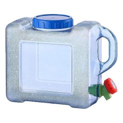 Water Container Water Storage Bucket with Faucet Portable Water Canteen for Outdoor Camping Hiking Picnic