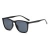 Square sunglasses UV400 bright black