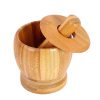Bamboo Mortar and Pestle Grinder Set