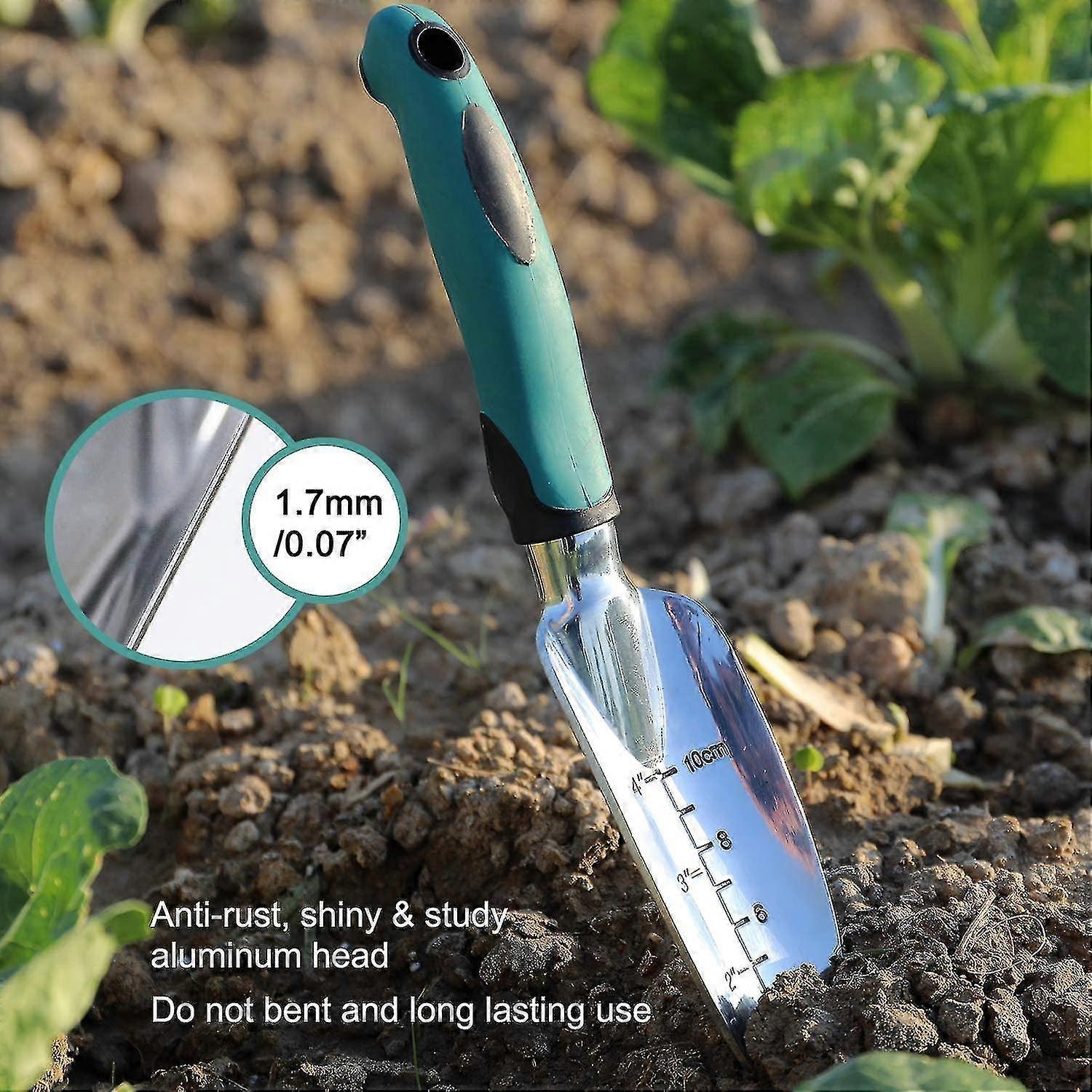 Garden tool set 3-piece cast aluminium with rubber grip 4 Garden tool set 3-piece cast aluminium with rubber grip - Image 4