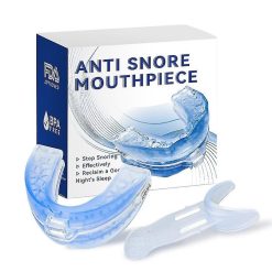 Adjustable anti-snoring mouthpiece with precision lock