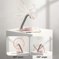 Alternative view of Acrylic 360 Rotating Foldable Tablet Stand Holder
