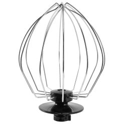 Stainless steel balloon whisk mixer attachment