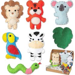Felt Animal Sewing Kit – Hand Sewing Craft Set