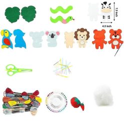 Alternative view of Felt Animal Sewing Kit – Hand Sewing Craft Set